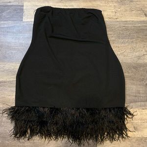 Fashion Nova strapless dress “flapper style”